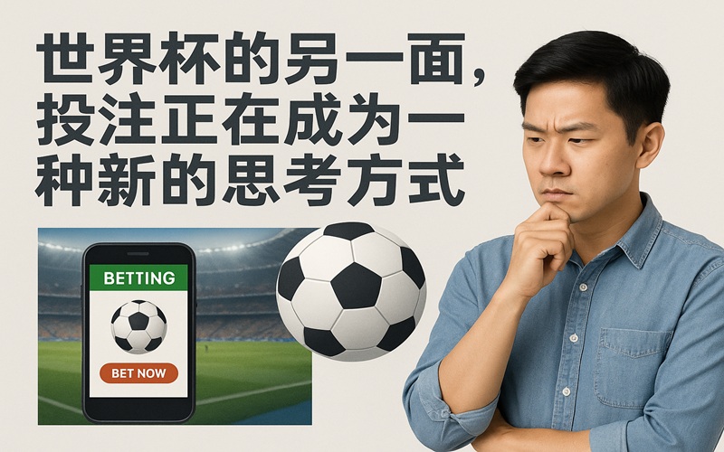 世界杯的另一面，投注正在成为一种新的思考方式