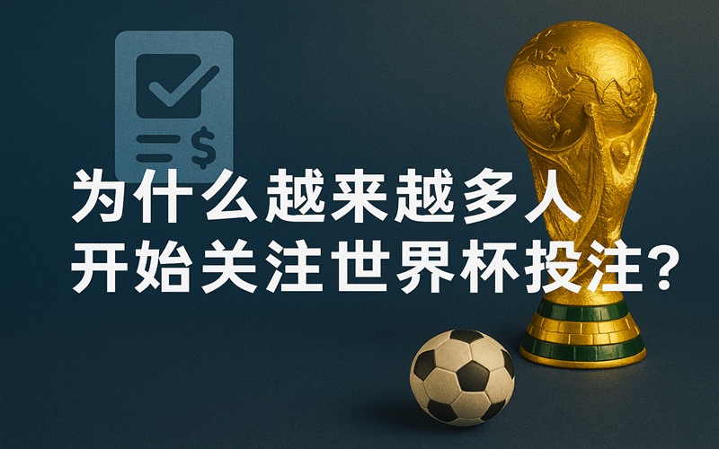 为什么越来越多人开始关注世界杯投注？