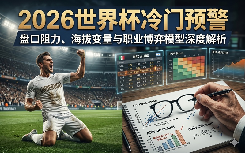 2026世界杯冷门预警：深度解析盘口阻力、海拔变量与职业博弈模型