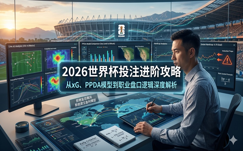 2026世界杯投注进阶攻略：从xG预期进球、PPDA模型到职业盘口逻辑深度解析