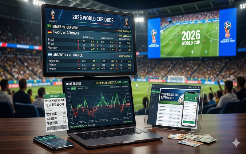 2026世界杯买球哪个平台稳？世界杯投注技巧与实时下注水位解析